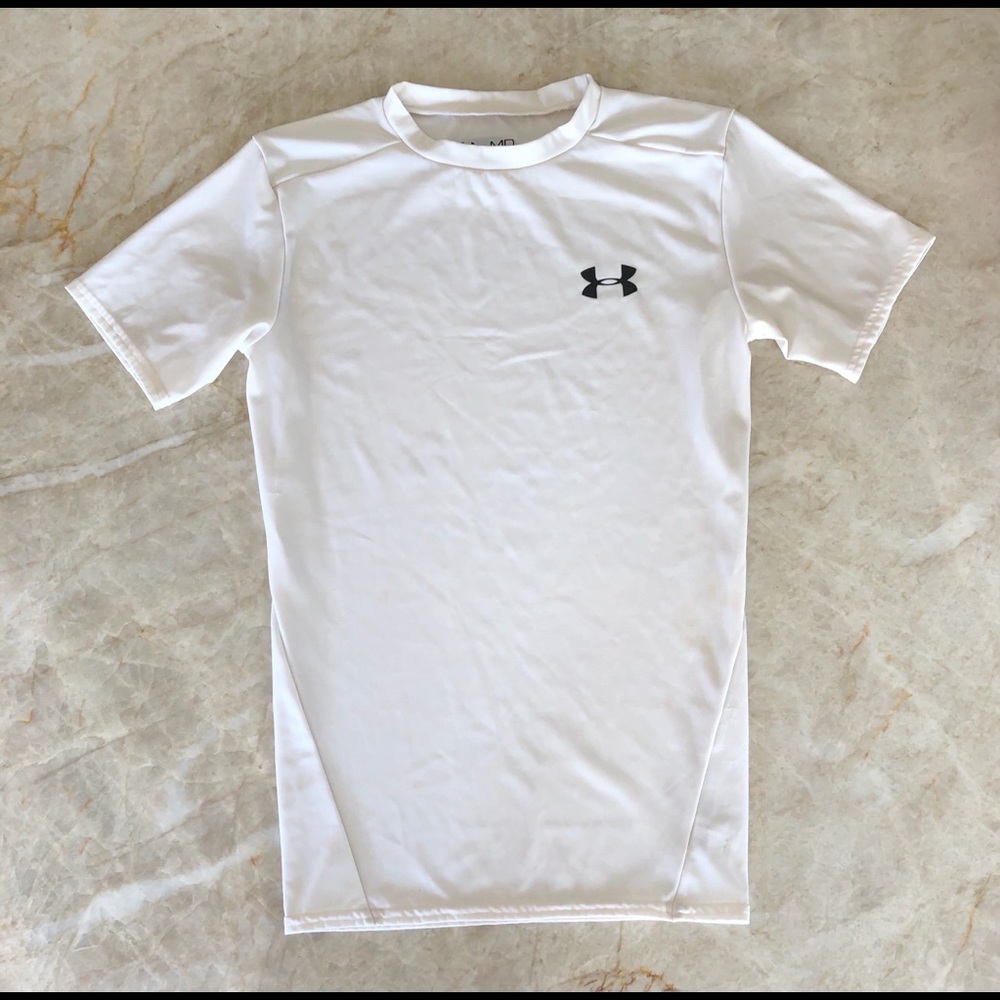 Under Armour Compression T Shirt - white men’s MED